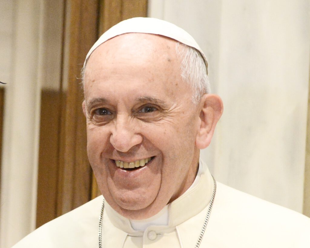 Das Bild zeigt Papst Franziskus 2015