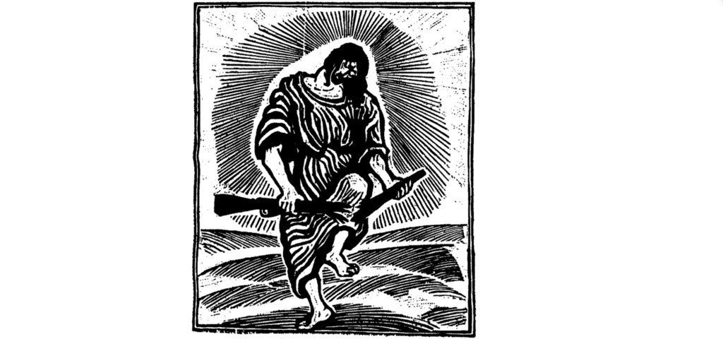 Otto Pankok: Christus zerbricht das Gewehr