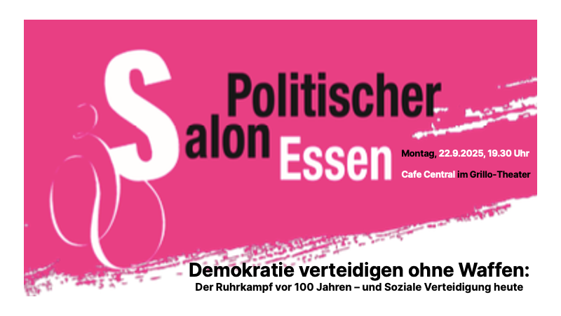 Politischer Salon Essen 22.09.2025