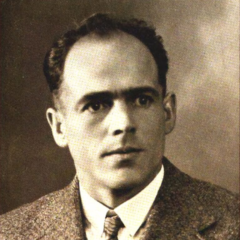 Schwarz-Weiß-Portrait von Franz Jägerstätter