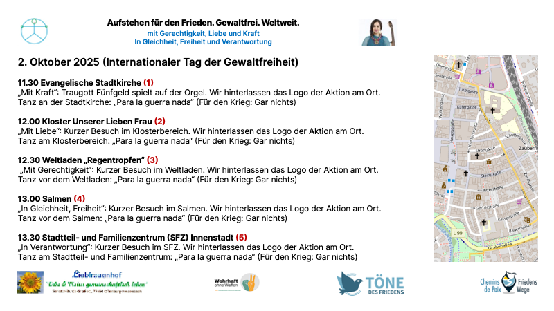 Aktion "Aufstehen für den Frieden" 02.10. Offenburg