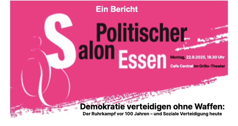 Bericht über den Politischen Salon am 22.09. in Essen