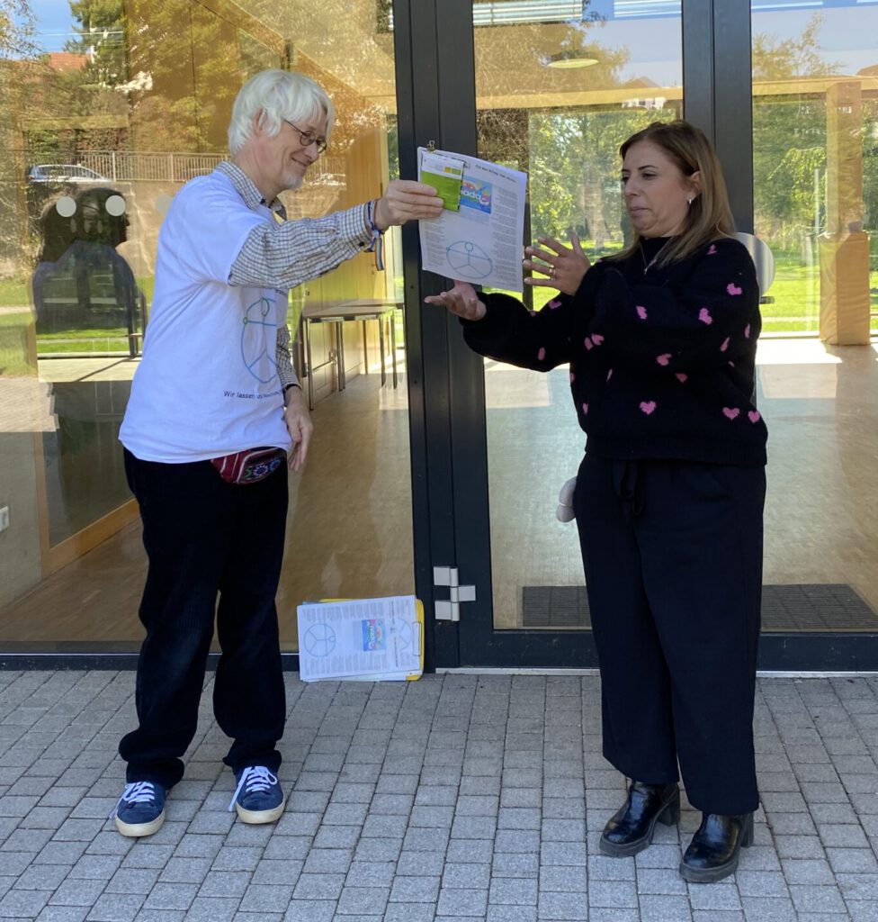 Übergabe an das SFZ Innenstadt