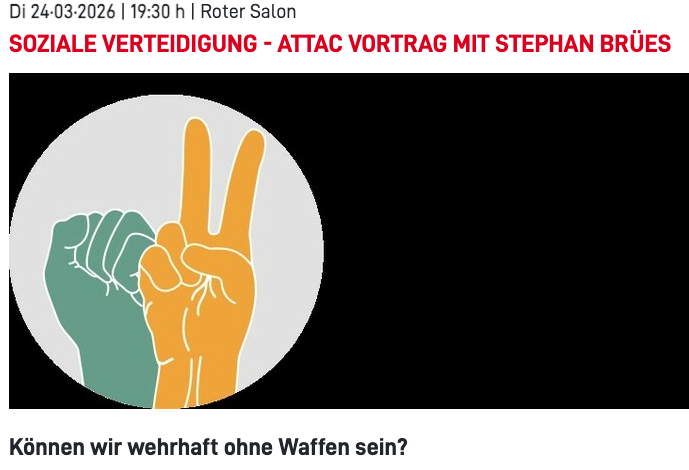 Vortragsveranstlatung am 24.03.2026 in Wuppertal, Börse, mit Stephan Brües