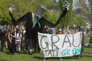 Demo "Grau statt Grün" in Heidelberg
