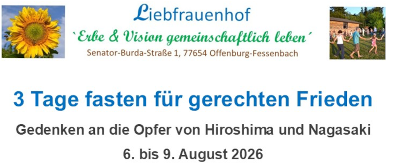 Fasten-Aktion Liebfrauenhof 2026