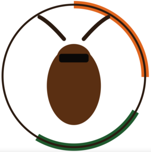 Logo der indischen Kakerlaken-Partei CJP
