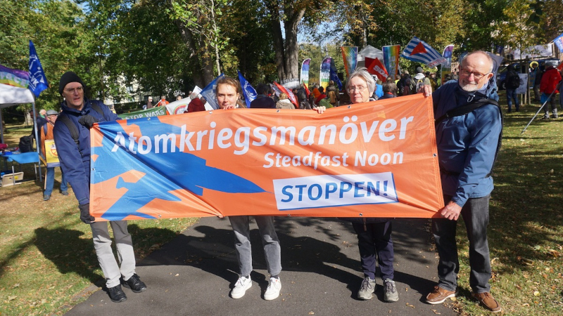 Protest gegen Steadfast Noon
